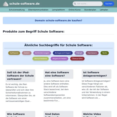 Screenshot schule-software.de