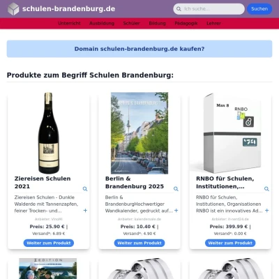Screenshot schulen-brandenburg.de