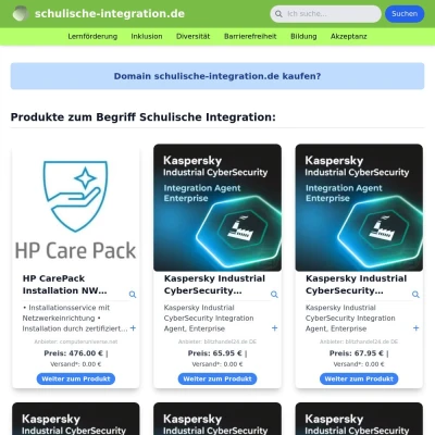 Screenshot schulische-integration.de