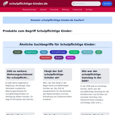 Screenshot schulpflichtige-kinder.de