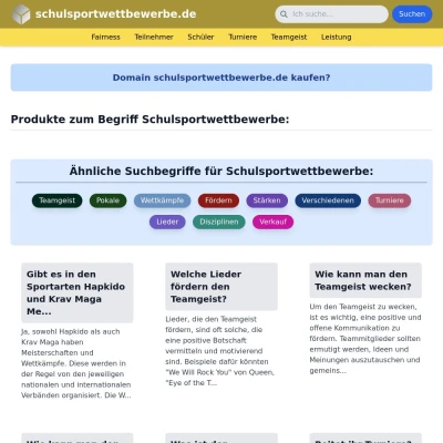 Screenshot schulsportwettbewerbe.de