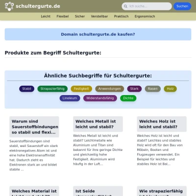 Screenshot schultergurte.de