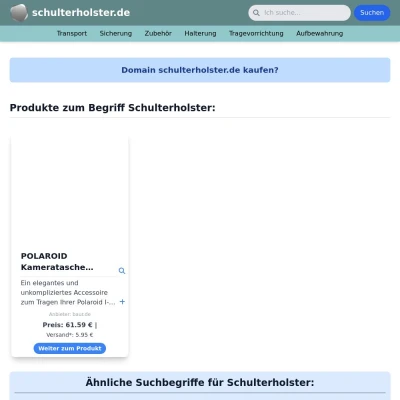 Screenshot schulterholster.de