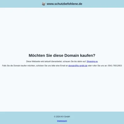 Screenshot schutzbefohlene.de