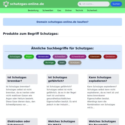 Screenshot schutzgas-online.de