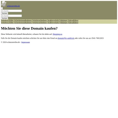 Screenshot schutzstreifen.de