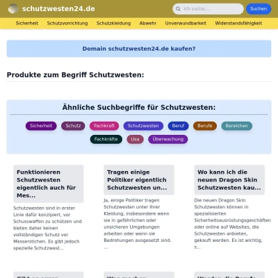 Screenshot schutzwesten24.de