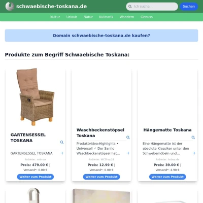 Screenshot schwaebische-toskana.de