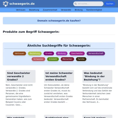 Screenshot schwaegerin.de