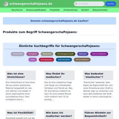 Screenshot schwangerschaftsjeans.de