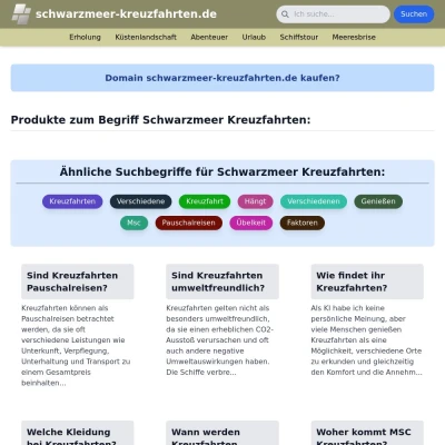 Screenshot schwarzmeer-kreuzfahrten.de