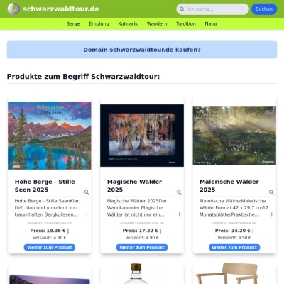 Screenshot schwarzwaldtour.de