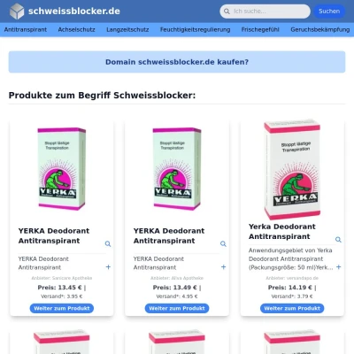 Screenshot schweissblocker.de