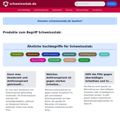 Screenshot schweissstab.de