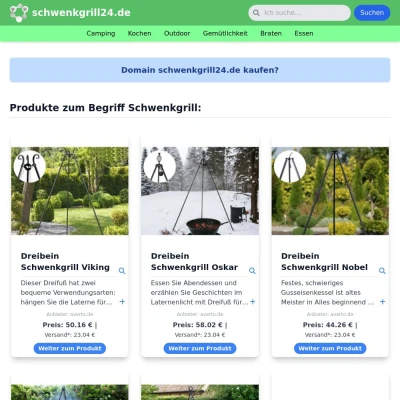 Screenshot schwenkgrill24.de