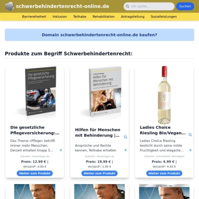 Screenshot schwerbehindertenrecht-online.de