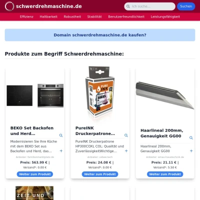 Screenshot schwerdrehmaschine.de