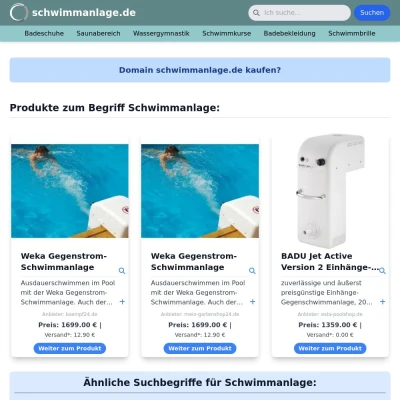 Screenshot schwimmanlage.de