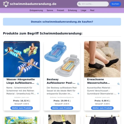 Screenshot schwimmbadumrandung.de