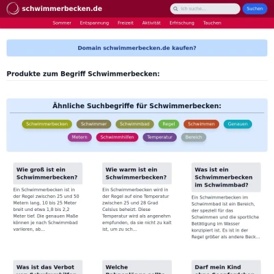 Screenshot schwimmerbecken.de