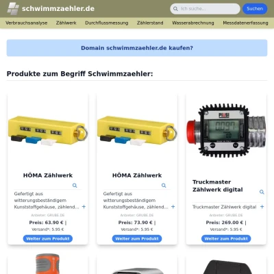 Screenshot schwimmzaehler.de