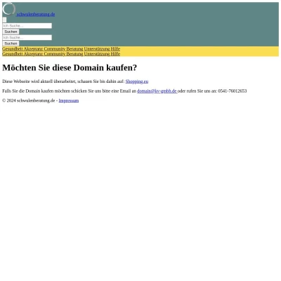 Screenshot schwulenberatung.de