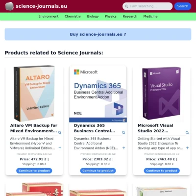 Screenshot science-journals.eu