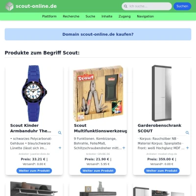 Screenshot scout-online.de