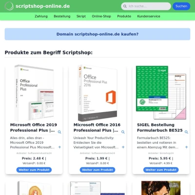 Screenshot scriptshop-online.de