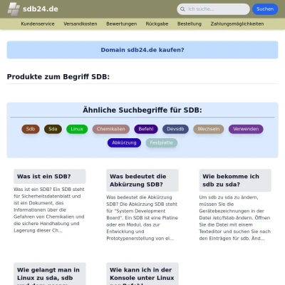 Screenshot sdb24.de