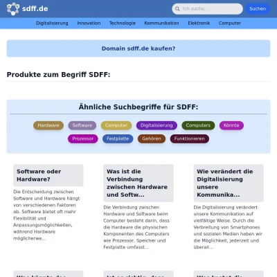 Screenshot sdff.de