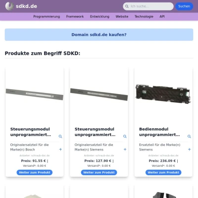 Screenshot sdkd.de