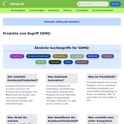 Screenshot sdmq.de