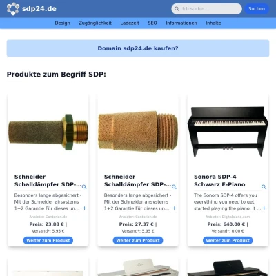 Screenshot sdp24.de