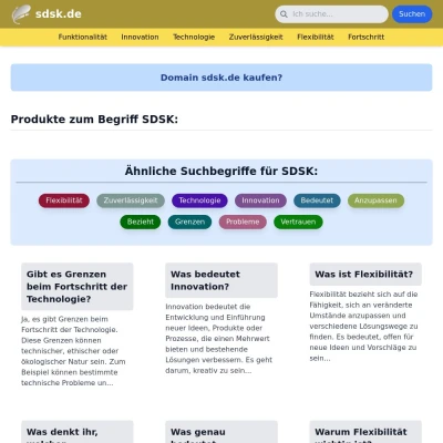 Screenshot sdsk.de