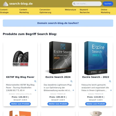 Screenshot search-blog.de