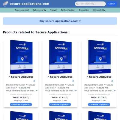 Screenshot secure-applications.com