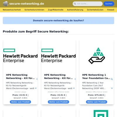 Screenshot secure-networking.de