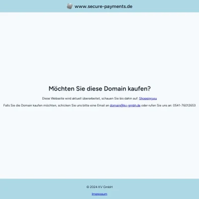 Screenshot secure-payments.de