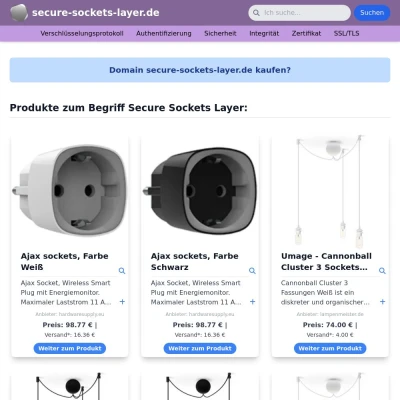 Screenshot secure-sockets-layer.de