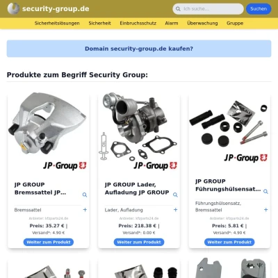 Screenshot security-group.de