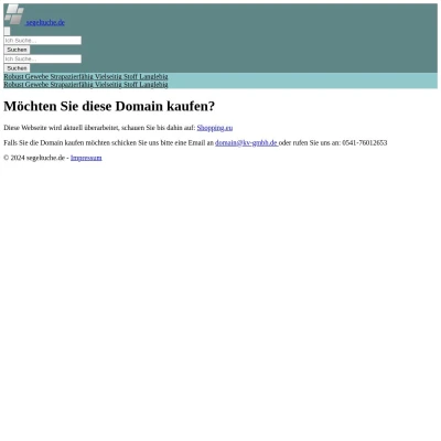 Screenshot segeltuche.de