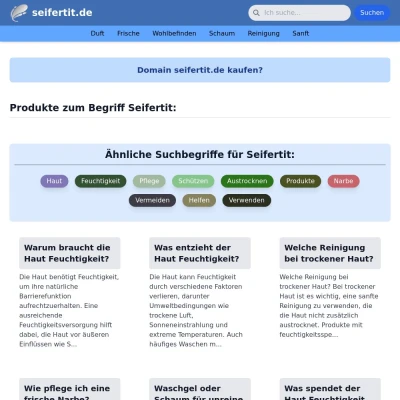 Screenshot seifertit.de