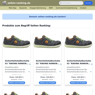 Screenshot seiten-ranking.de