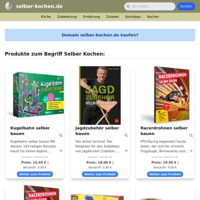 Screenshot selber-kochen.de