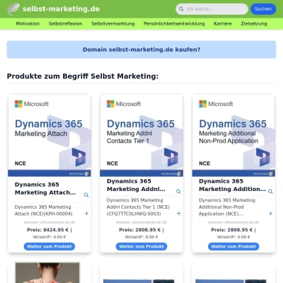 Screenshot selbst-marketing.de