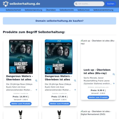 Screenshot selbsterhaltung.de