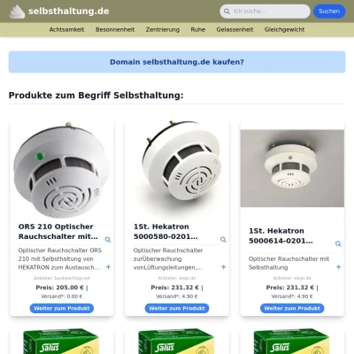 Screenshot selbsthaltung.de