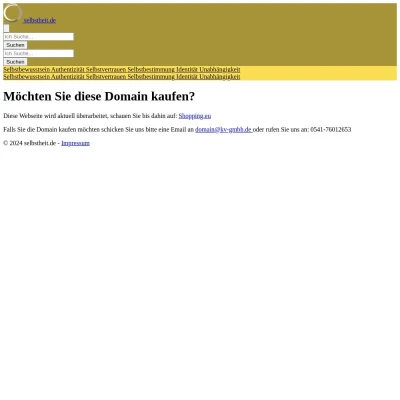 Screenshot selbstheit.de