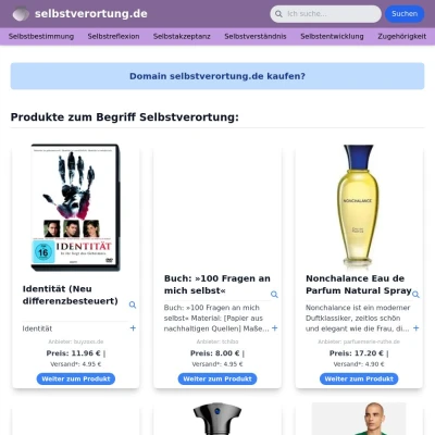 Screenshot selbstverortung.de